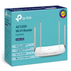 Roteador wireless 300/867mbps dual band Tp-Link archer C50 Ac1200 4 antenas 